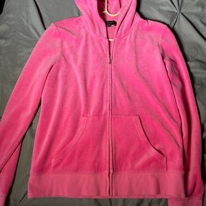 Juicy Couture Velour Zip Up Hoodie